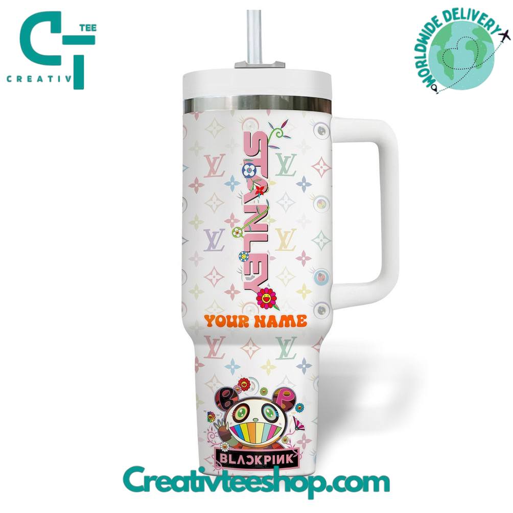 Blackpink x LV Personalized Tumbler 40oz with Handle