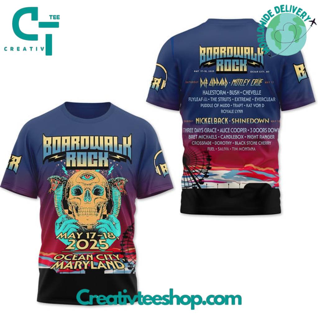 Boardwalk Rock 2025 Special Tee