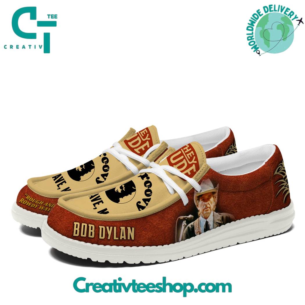 Bob Dylan “Be Groovy or leave, Man” Loafer Shoes