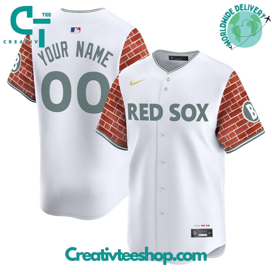 Boston Red Sox 2025 Fenway Red Brick Style Special Baseball Jersey