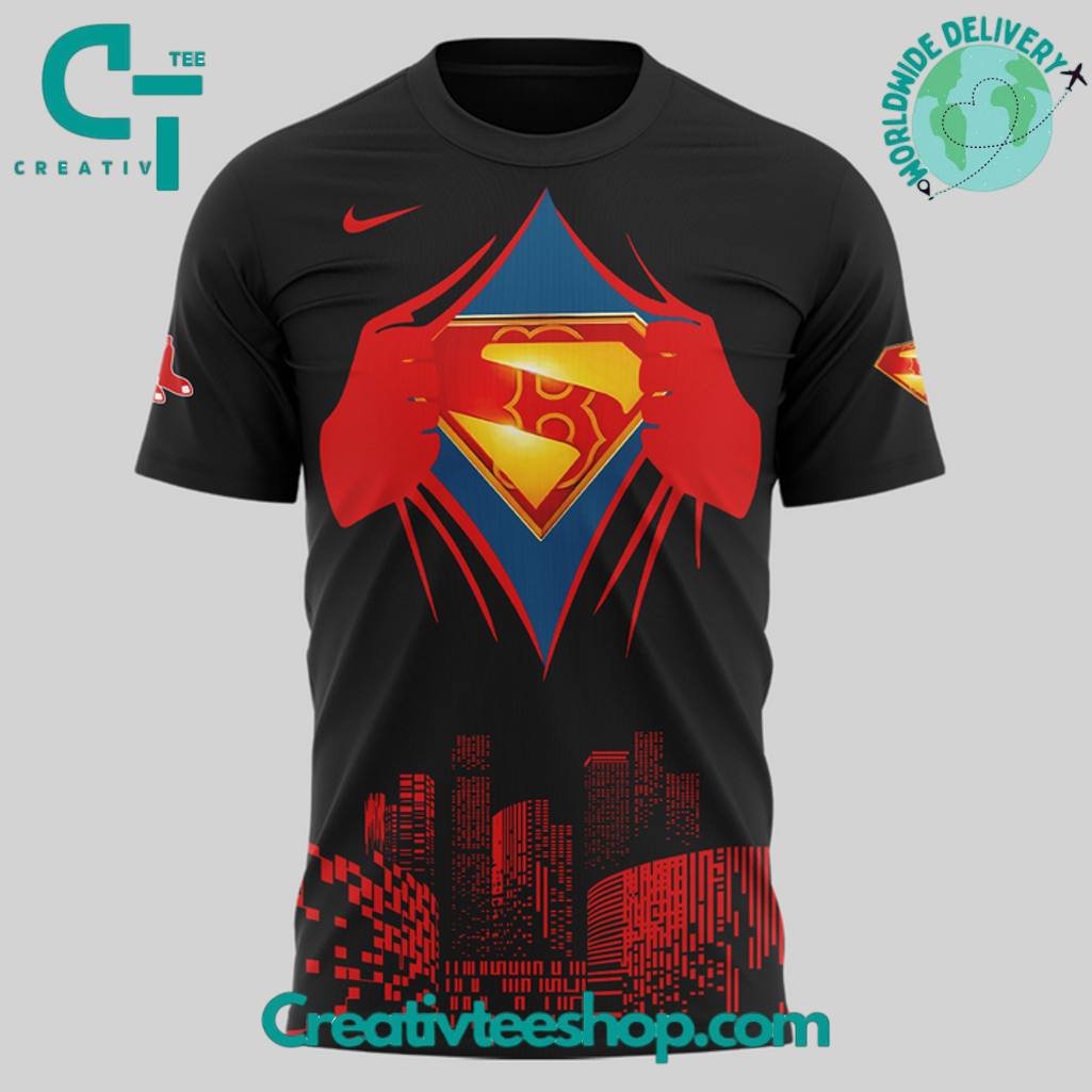 Boston Red Sox x Superman Night 2025 Special Tee