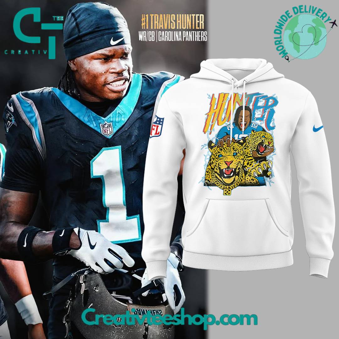 Carolina Panthers Travis Hunter Tiger Special Hoodie
