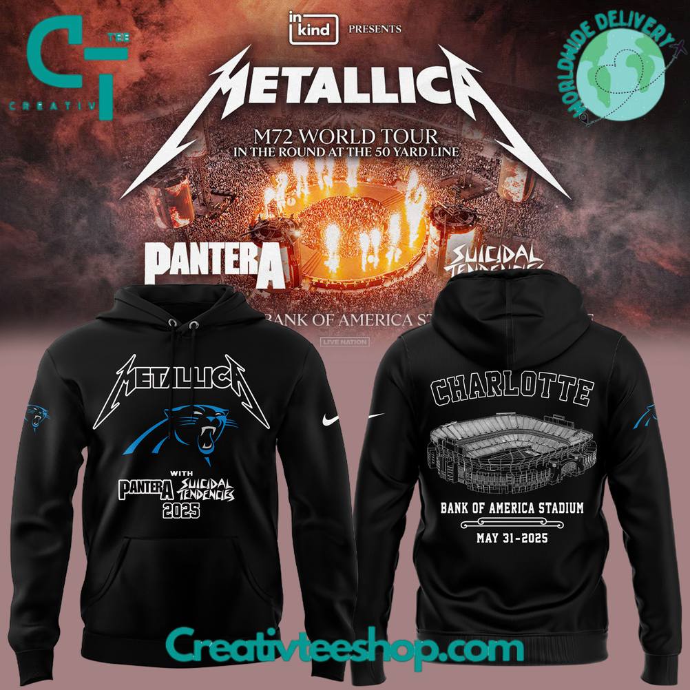 Carolina Panthers x Metallica M72 World Tour Special Edition Hoodie