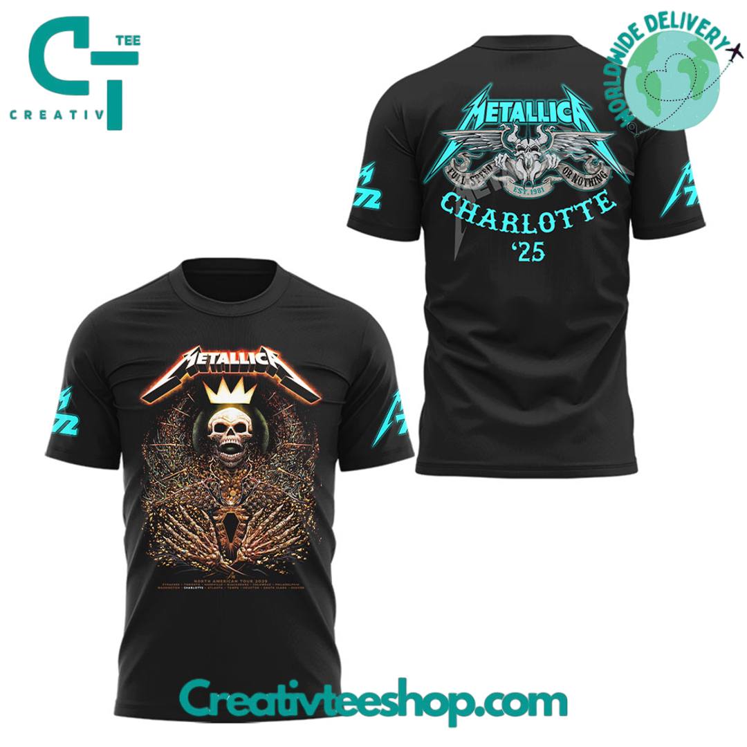 Charlotte Hornets x Metallica M72 World Tour Special Tee
