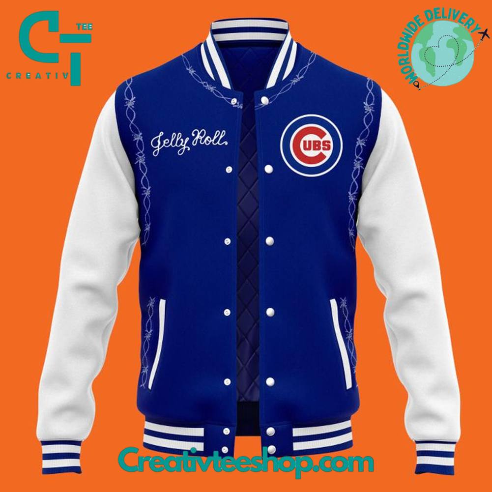 Chicago Cubs x 2025 Jelly Roll Wrigley Field Concert The Big Ass Stadium Tour Special Baseball Jacket