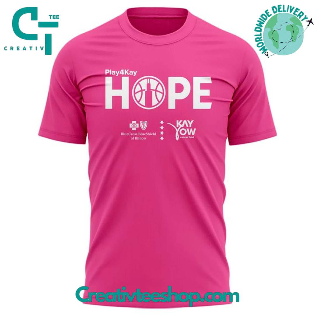 Chicago Sky Play4Kay Hope Women’s Cancer Pink Tee