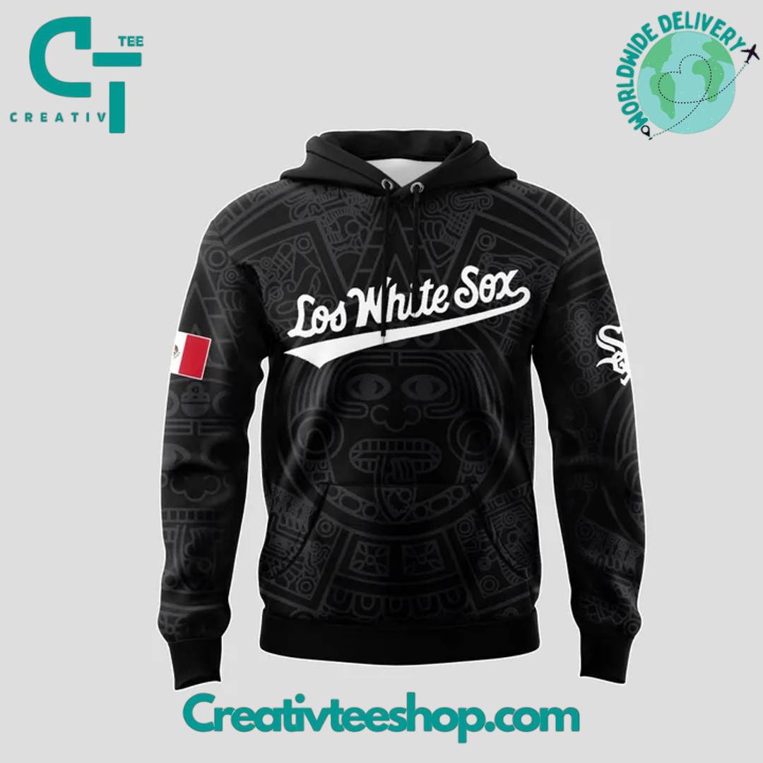 Chicago White Sox Mexican Heritage Night Special Black Hoodie