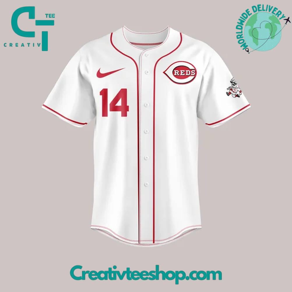 Cincinnati Reds x Celebrate Pete Rose Night Special White Baseball Jersey
