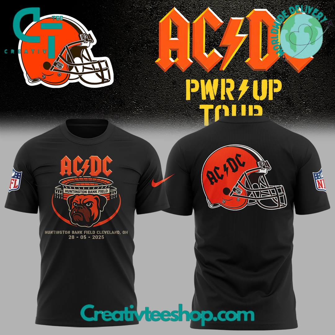 Cleveland Browns x AC/DC Power Up Tour Special Tee