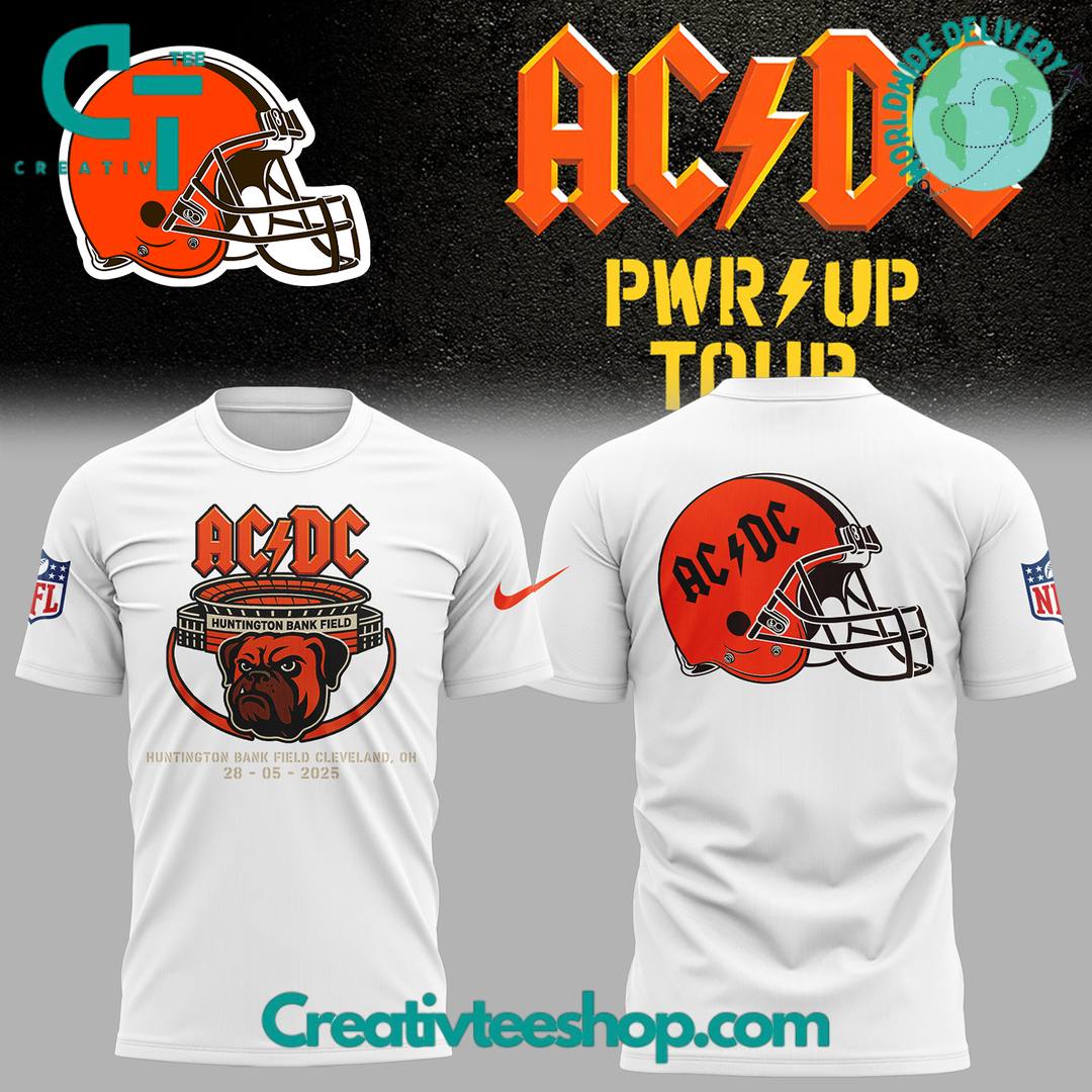 Cleveland Browns x AC/DC Power Up Tour Special Tee