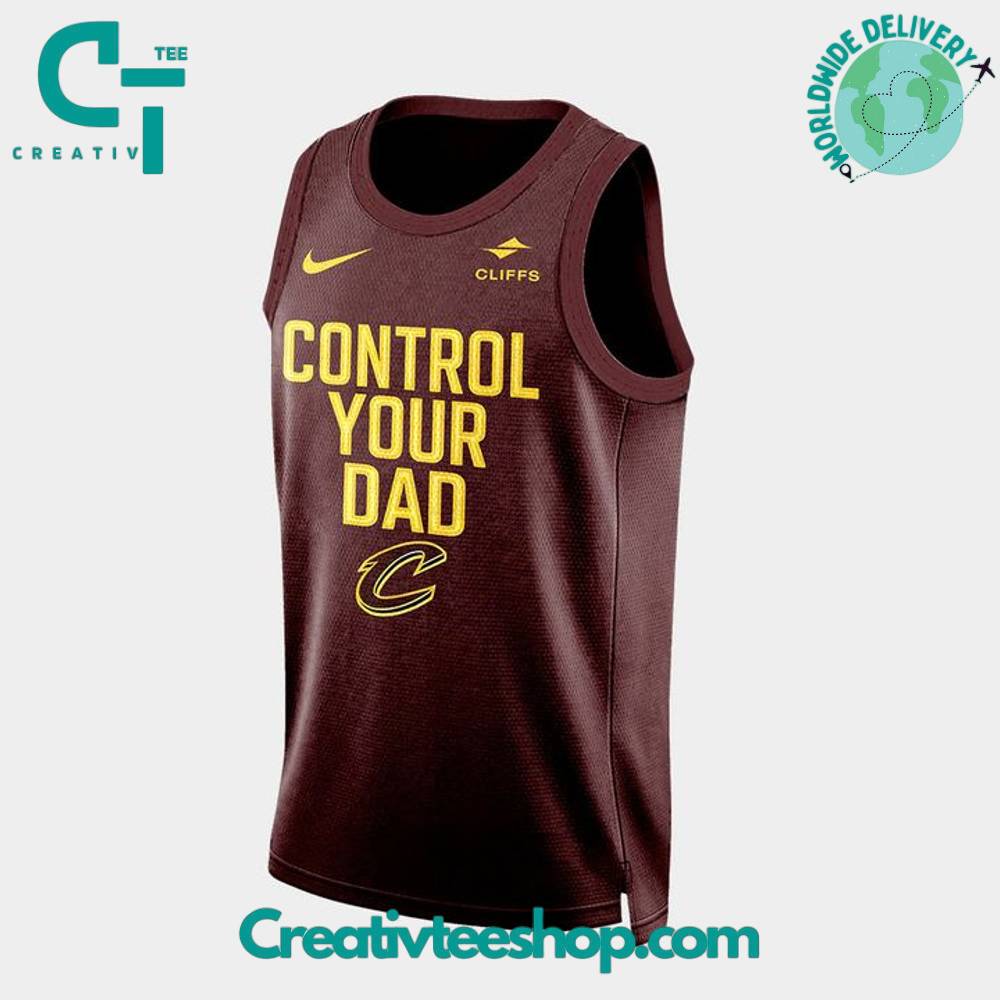 Cleveland Cavaliers “Control Your Dad” Special Basketball Jersey