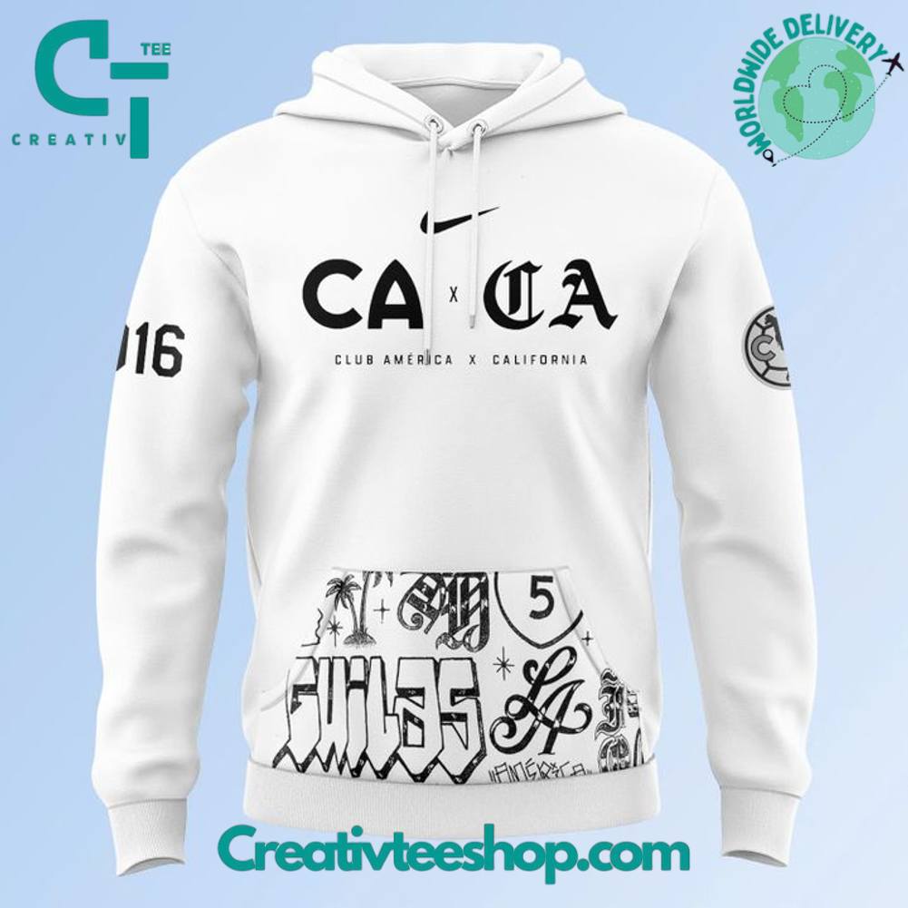 Club America x California Special White Hoodie