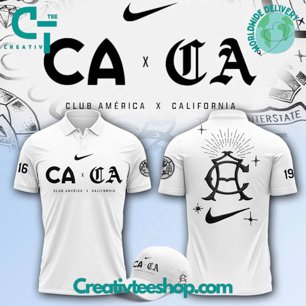 Club America x California Special White Polo Shirt