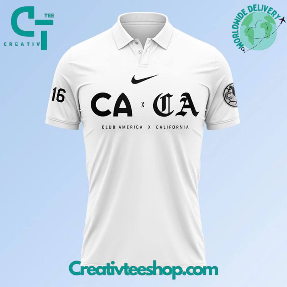 Club America x California Special White Polo Shirt