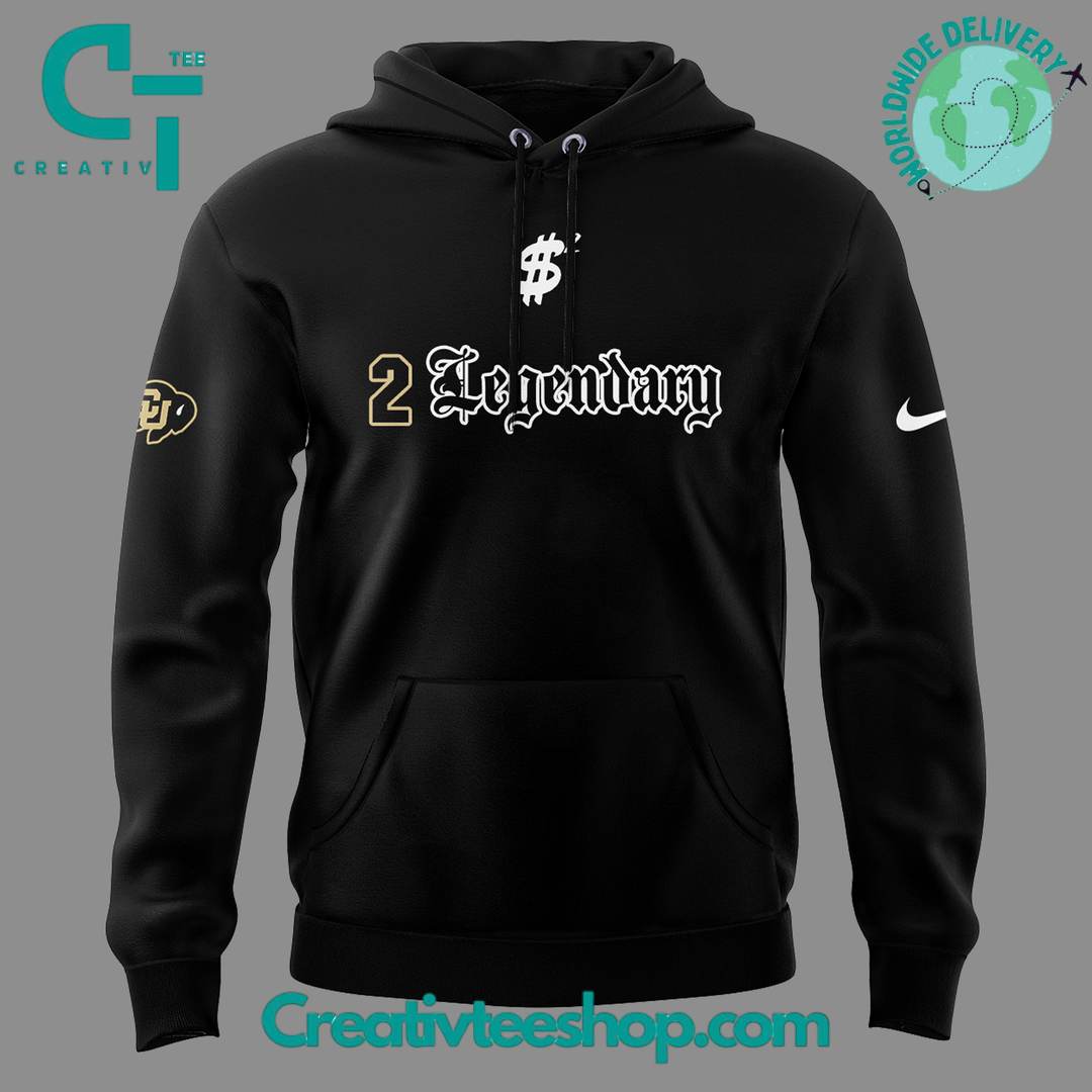 Colorado Buffaloes Shedeur Sanders 2025 Special Black Hoodie