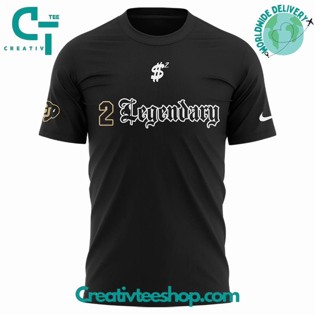 Colorado Buffaloes Shedeur Sanders 2025 Special Black Tee