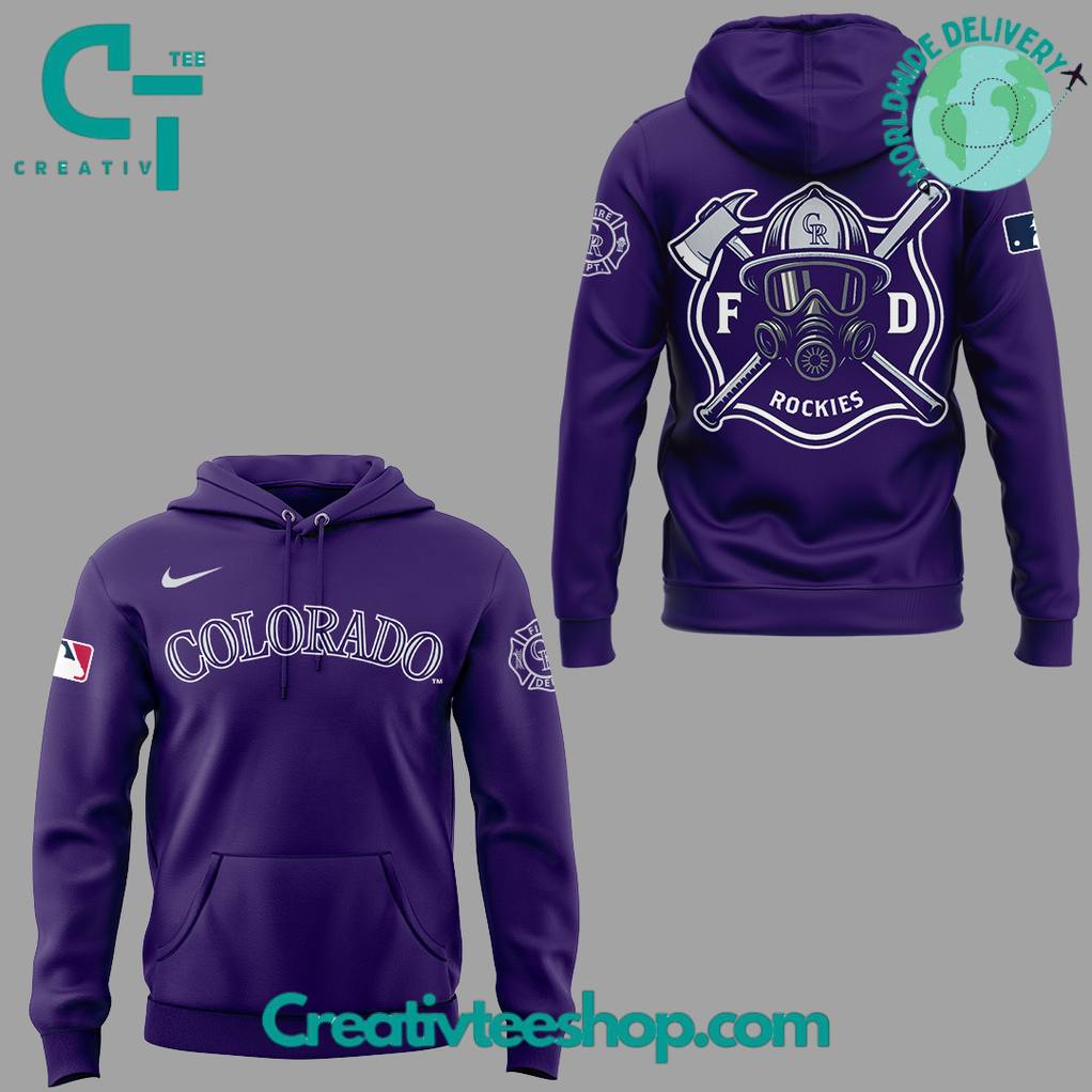 Colorado Rockies x Firefighter Appreciation Night Special Hoodie