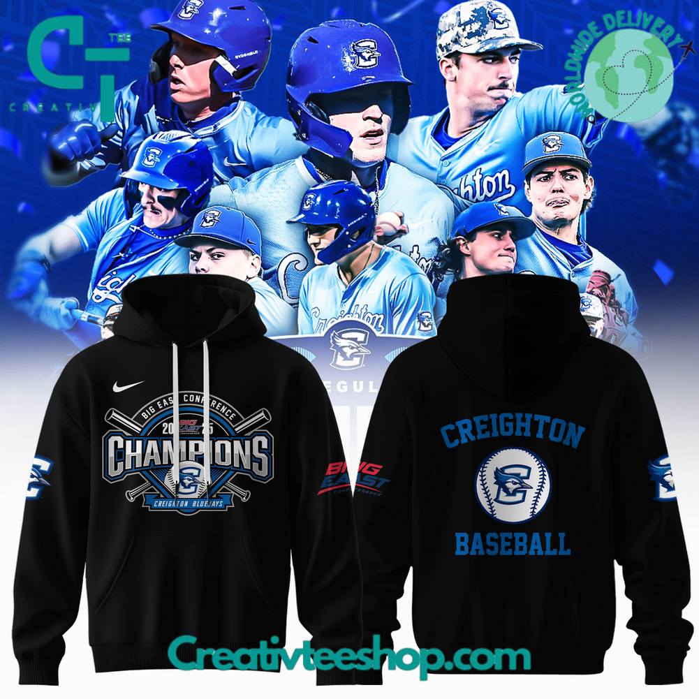 Creighton Bluejays BIG EAST Conference Champions 2025 Special Hoodie