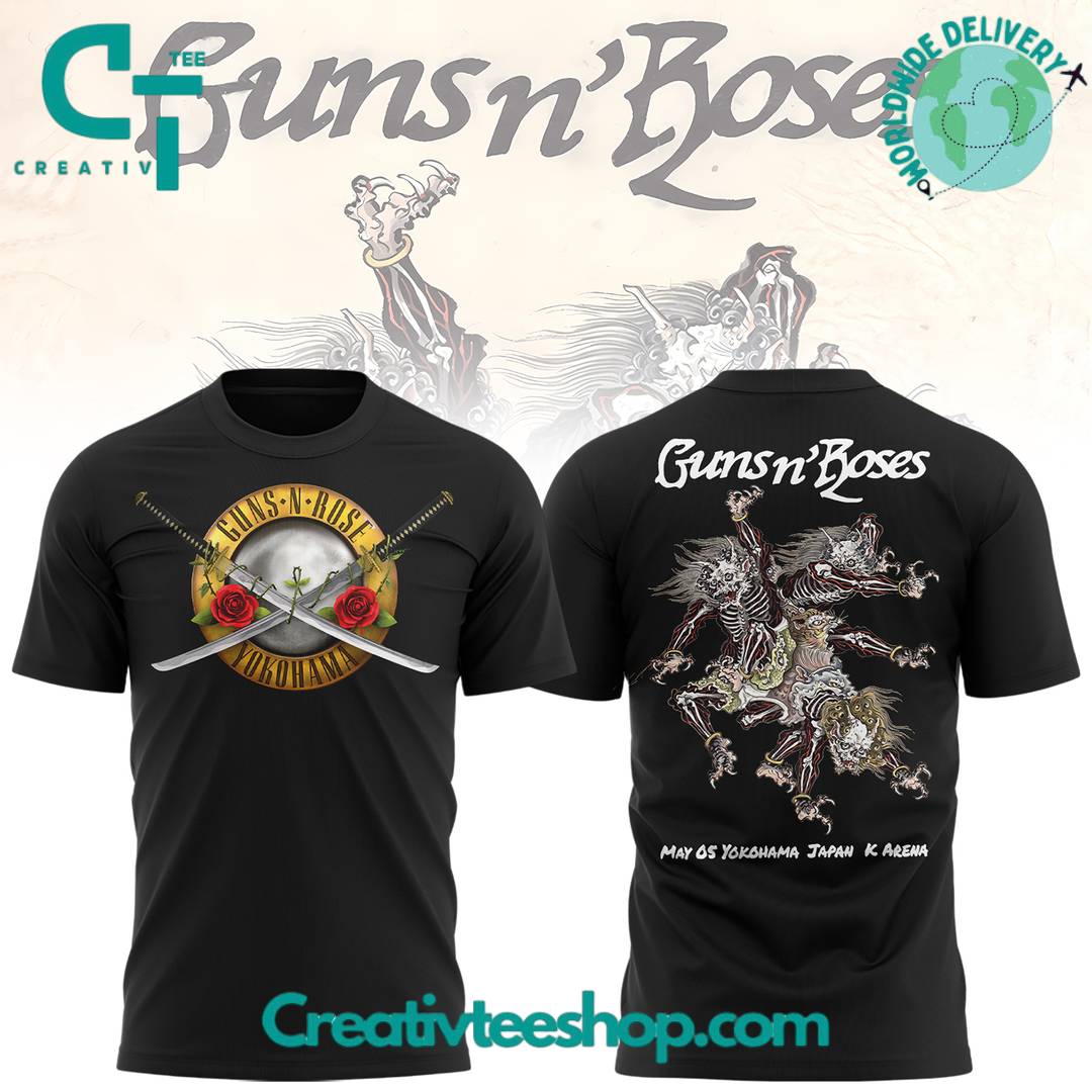 Guns n Roses Yokohama Music Concert Special Tee