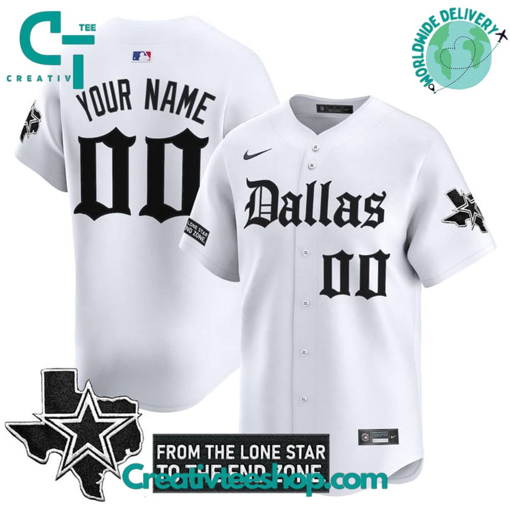 Dallas Cowboys ‘Gothic Lone Star Edition’ Baseball Jersey