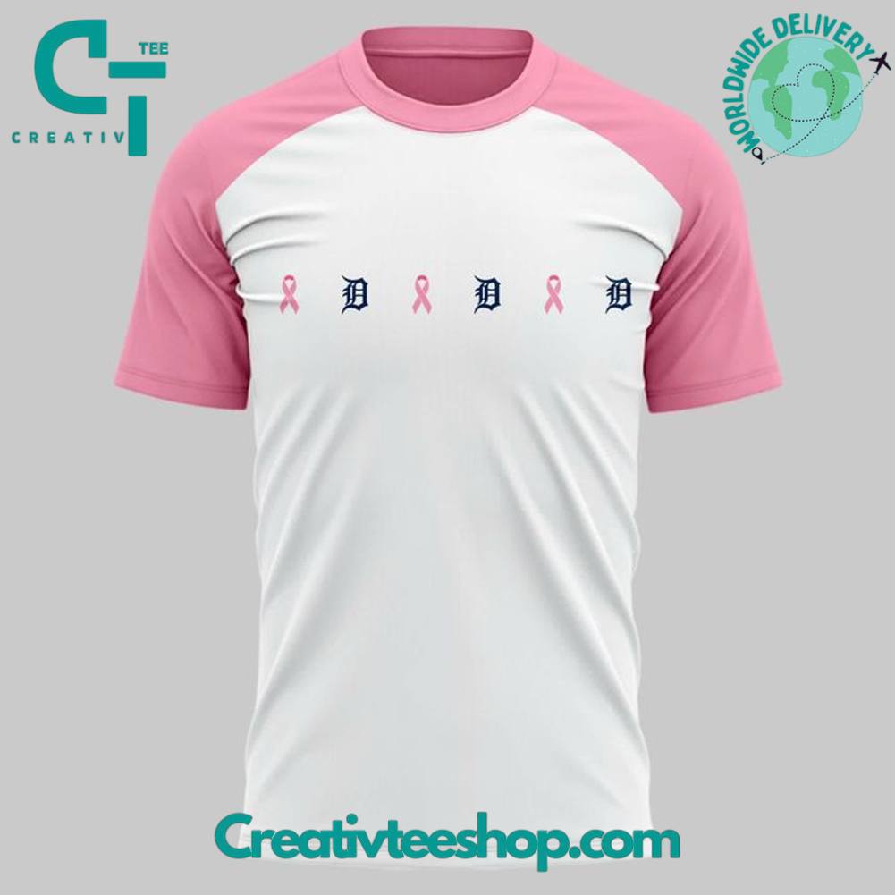 Detroit Tigers Pink Out Cancer The Park Special Tee