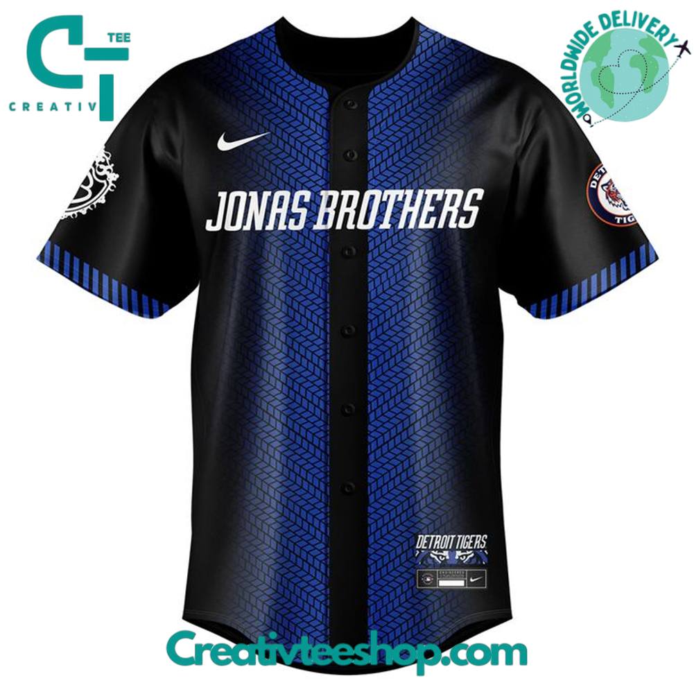 Detroit Tigers x “JONAS20: LIVING THE DREAM” Tour Personalized Baseball Jersey
