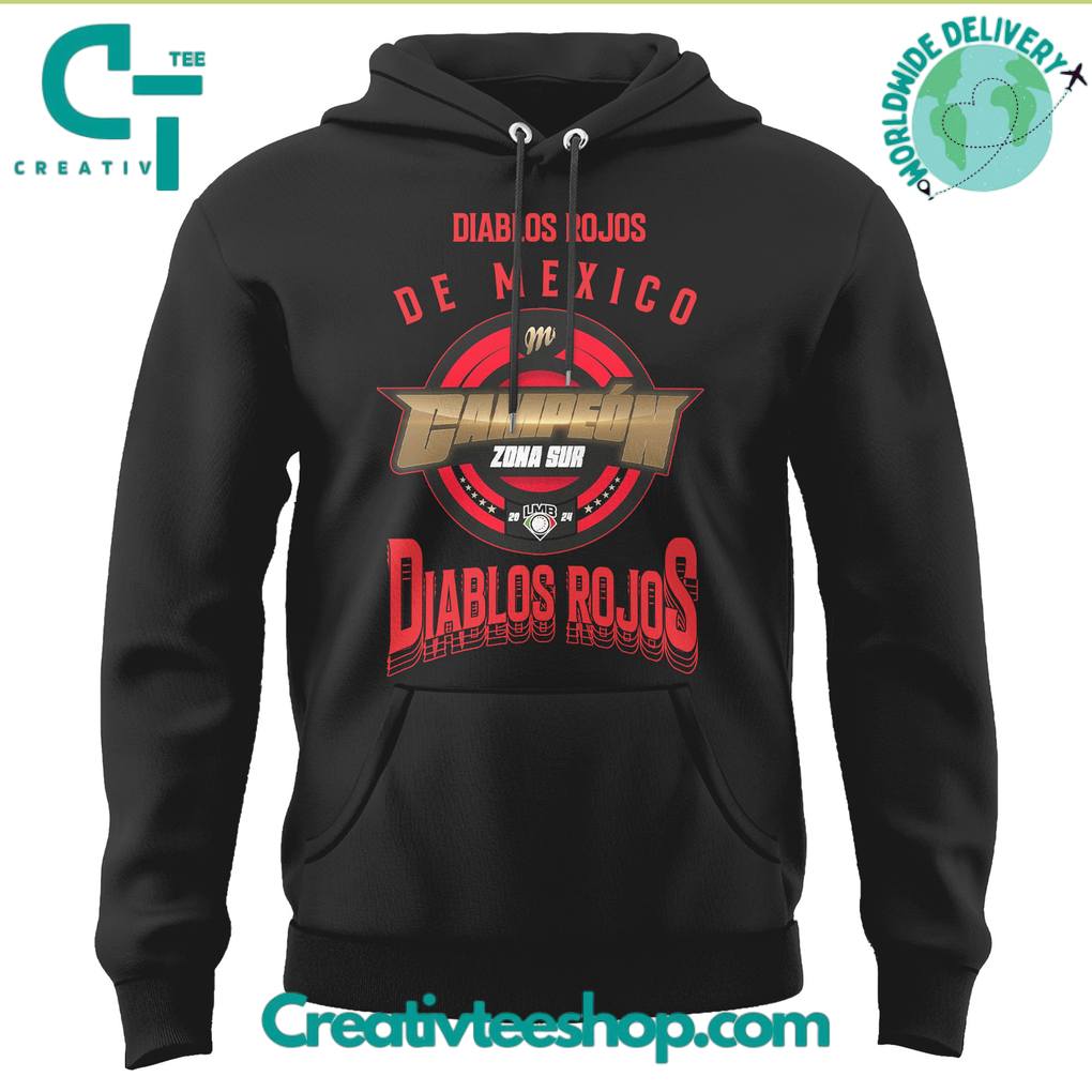 Diablos Rojos Del Mexico CAMPEONES Limited Edition Hoodie