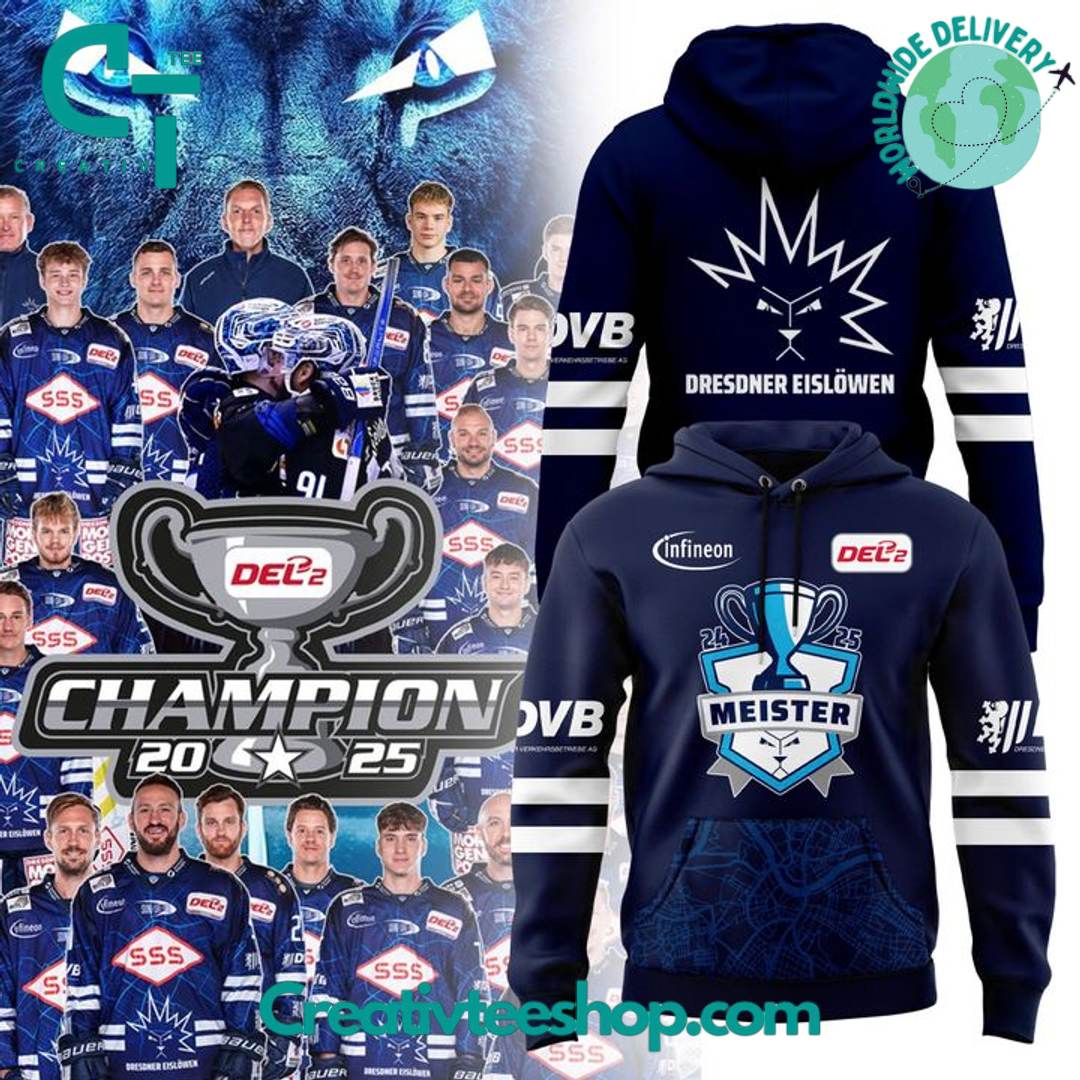 Dresdner Eislowen DEL-2Meistertitel Special Hoodie