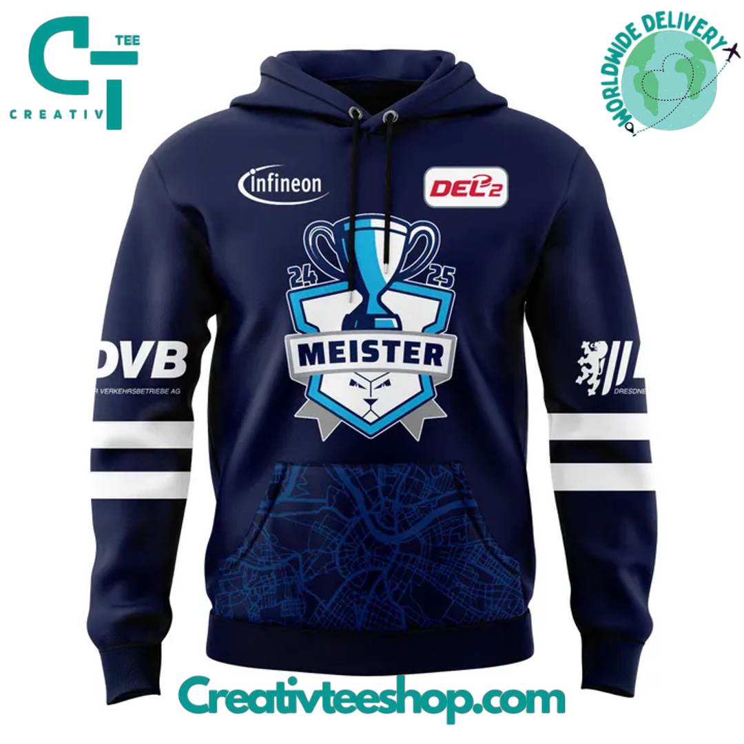 Dresdner Eislowen DEL-2Meistertitel Special Hoodie