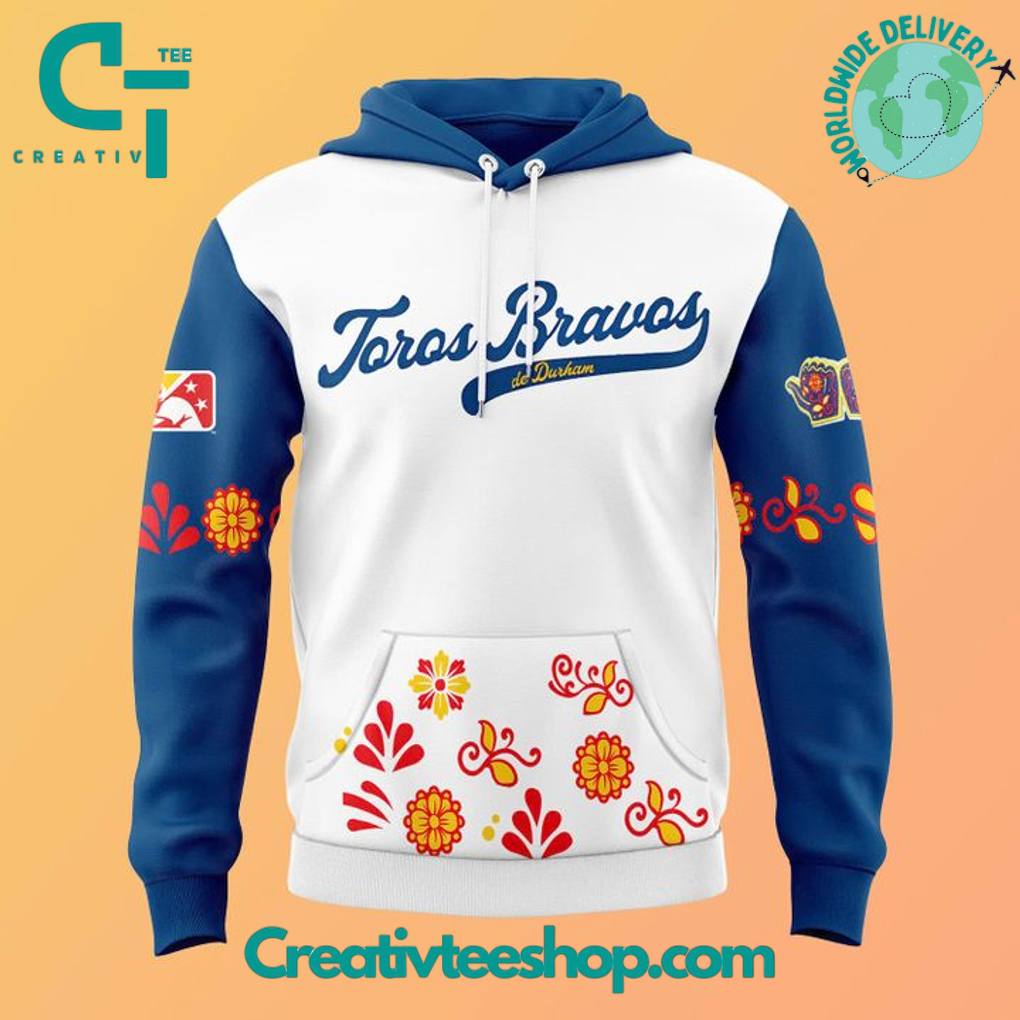 Durham Bulls Latin American Hispanic “Toros Bravos” Special Hoodie