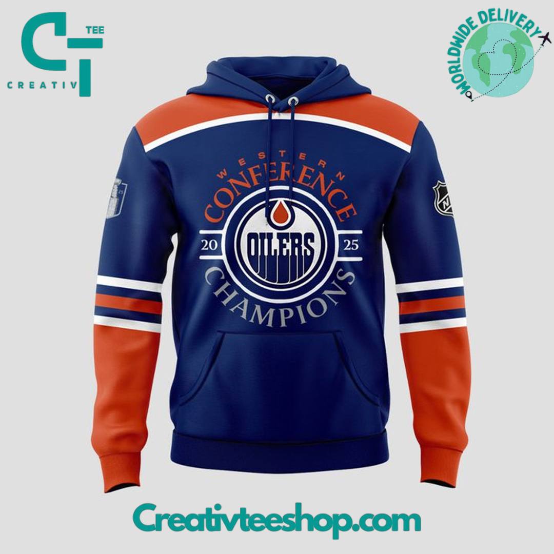 Edmonton Oilers 2025 Western Conference Champs Special Hoodie