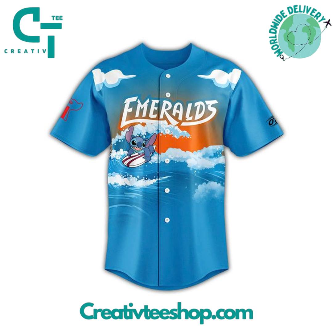 Eugene Emeralds Lilo & Stitch Night Special New Baseball Jersey