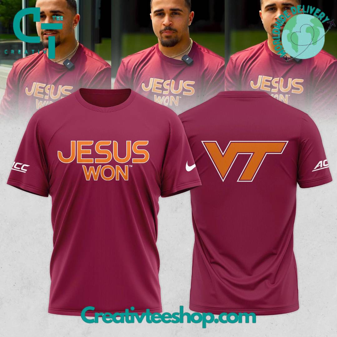 Virginia Tech Hokies Jesus Won Special Tee