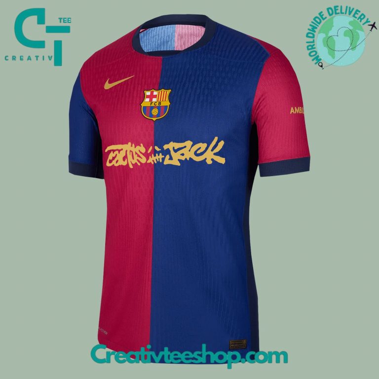FC Barcelona x Travis Scott Special Cactus Jack Soccer Jersey 2 FC Barcelona x Travis Scott Special Cactus Jack Soccer Jersey