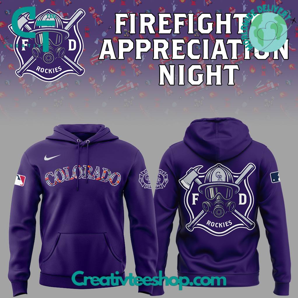 Colorado Rockies x Firefighter Appreciation Night Special Hoodie