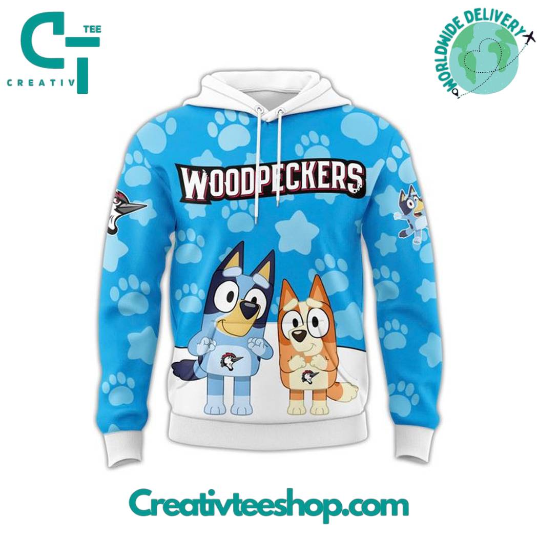 Fayetteville Woodpeckers x Bluey Day Special Hoodie