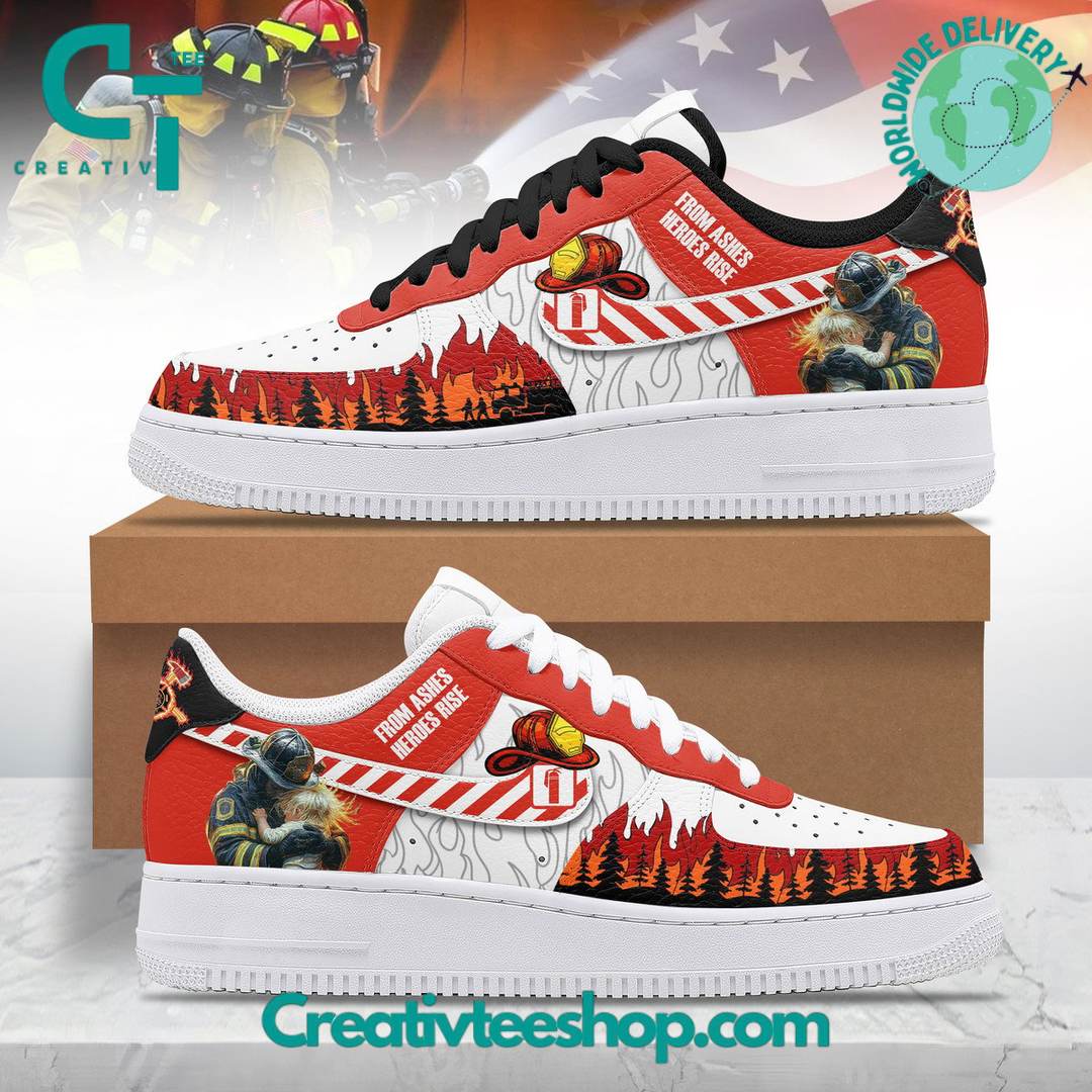 Fire Fighter “From Ashes Heroes Rise” Air Force 1 Sneaker
