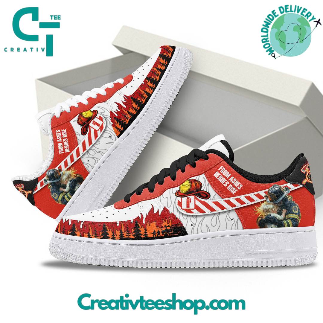 Fire Fighter “From Ashes Heroes Rise” Air Force 1 Sneaker