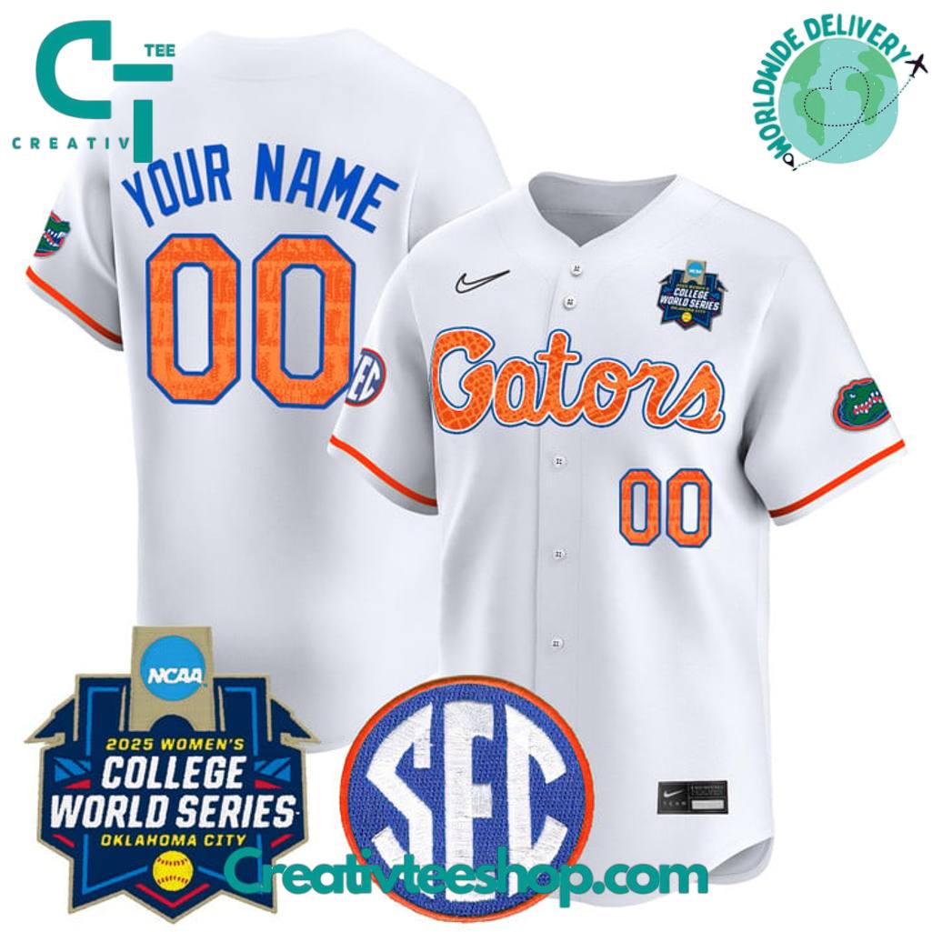 Florida Gators Softball 2025 World Series Special Baseball Jersey