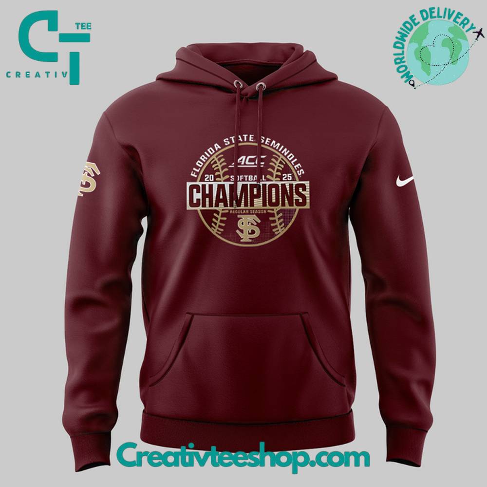 Florida State Seminoles Softball ACC Regular Season Champs Hoodie