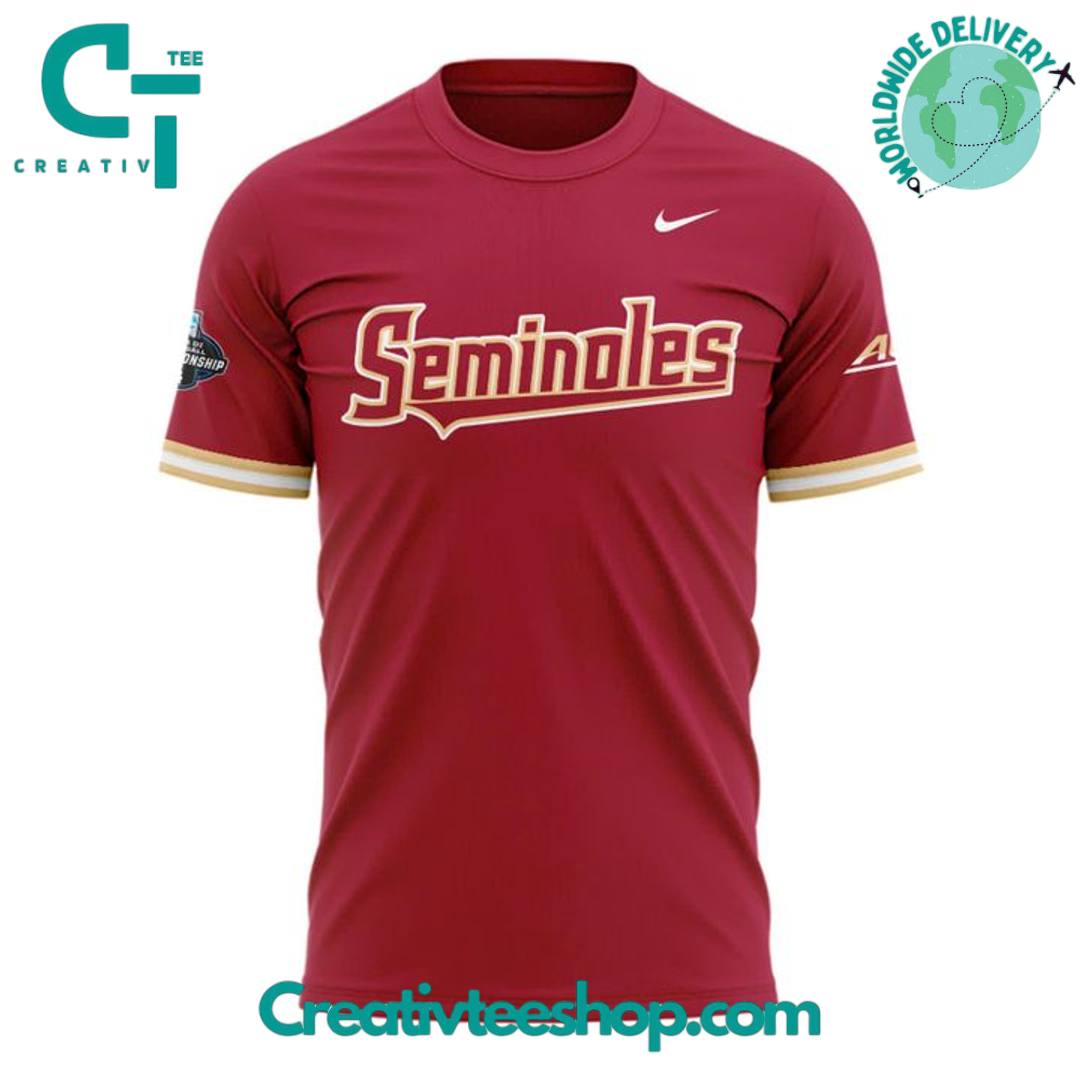 Florida State Seminoles Special New Uniform 2025 NCAA Baseball Championship Shirt