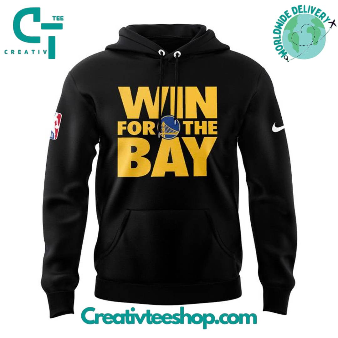 Golden State Warriors “Win For The Bay” Special Black Hoodie