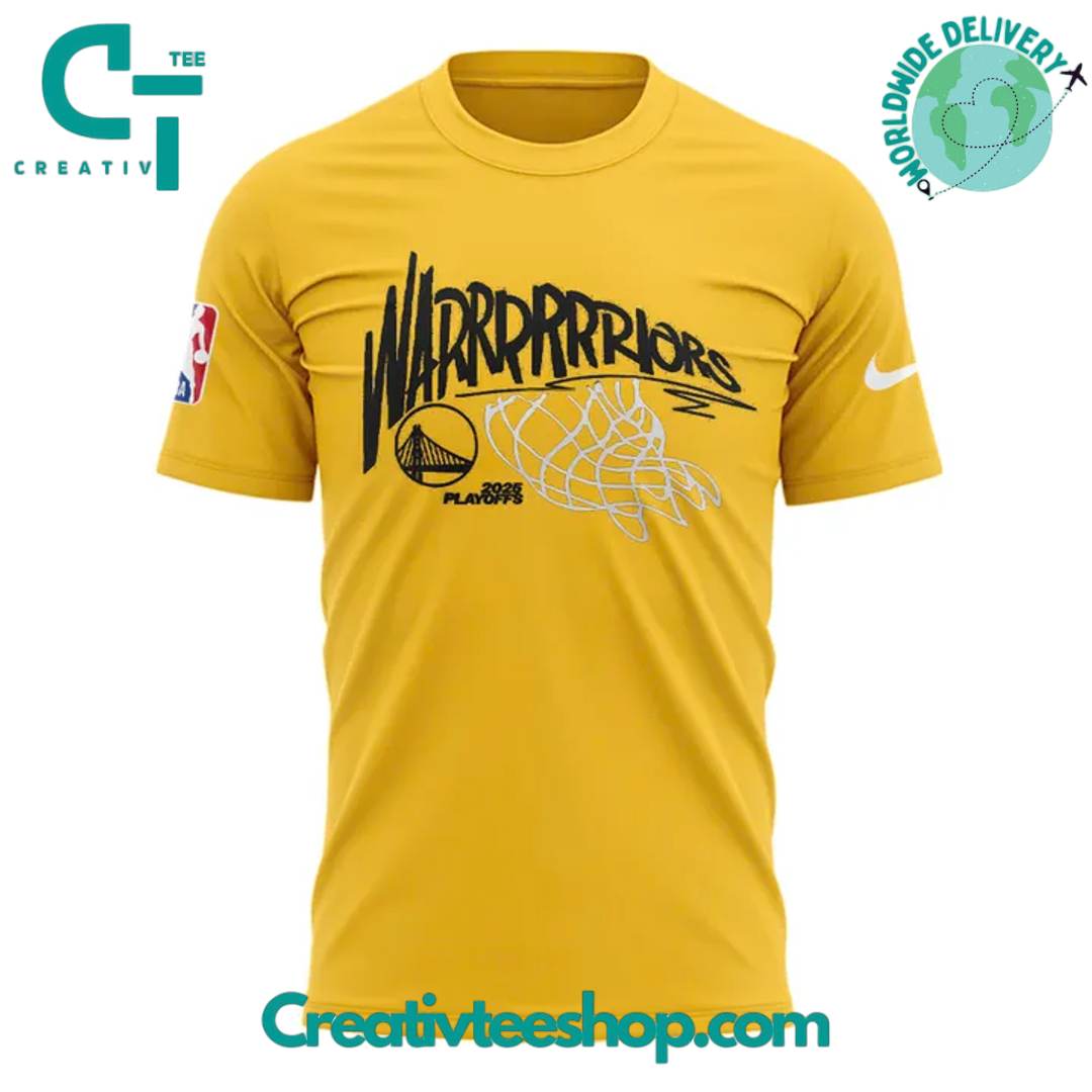 Golden State Warriors “Win For The Bay” Special Yellow Shirt