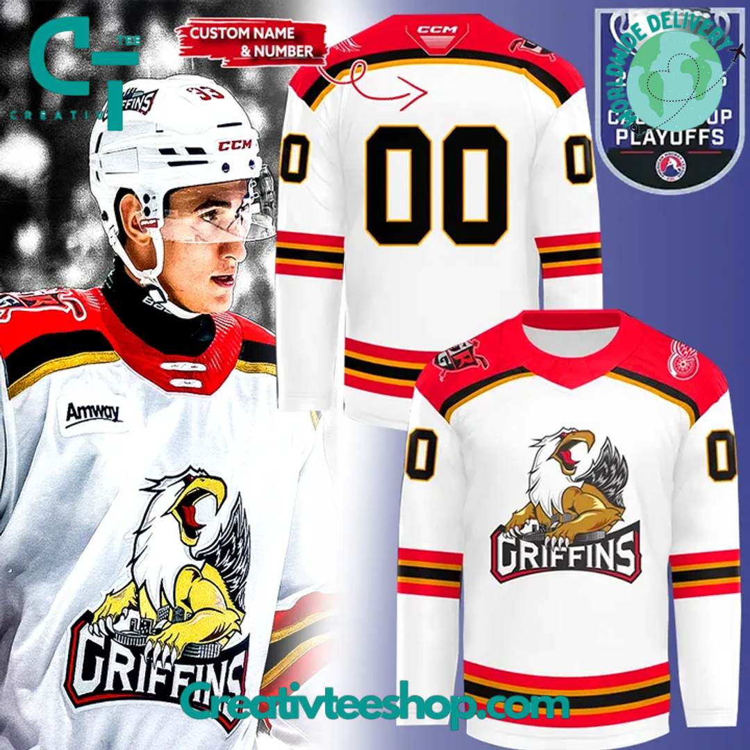 Grand Rapids Griffins Calder Cup 2025 Playoffs Hockey Jersey