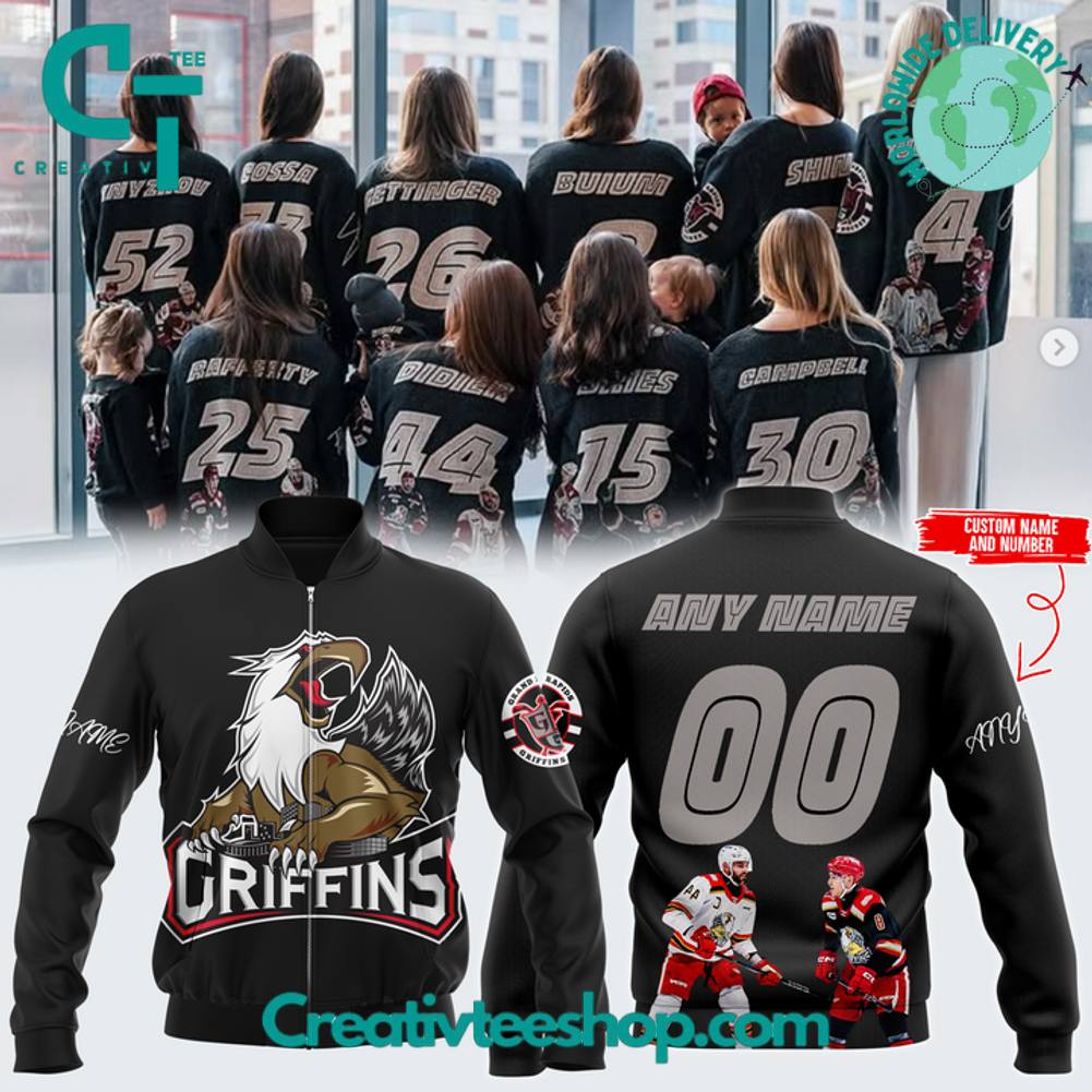Grand Rapids Griffins Special New 2025 Personalized Bomber Jacket