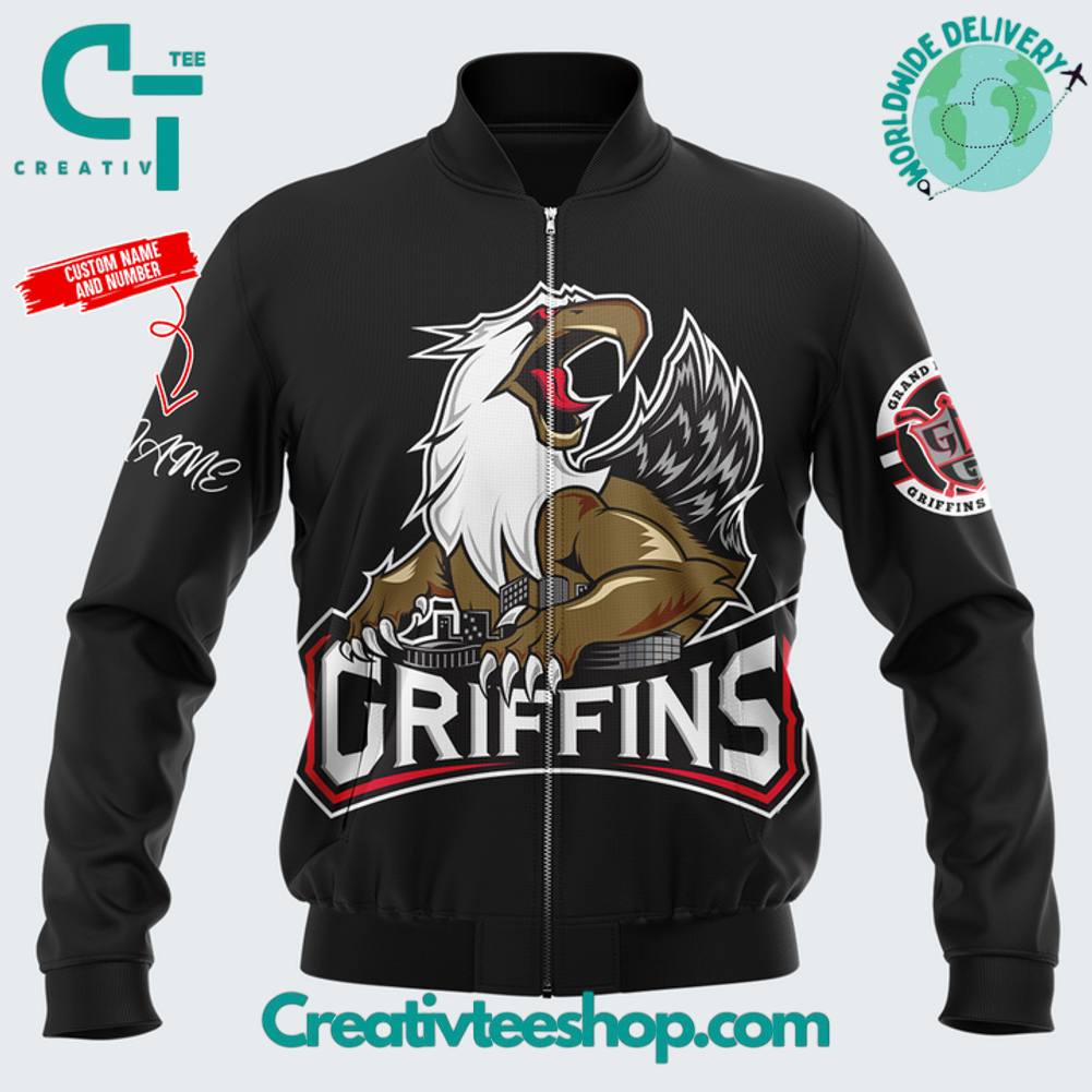 Grand Rapids Griffins Special New 2025 Personalized Bomber Jacket