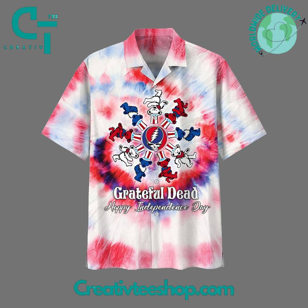 Grateful Dead Happy Independence Day Special Hawaiian Shirt