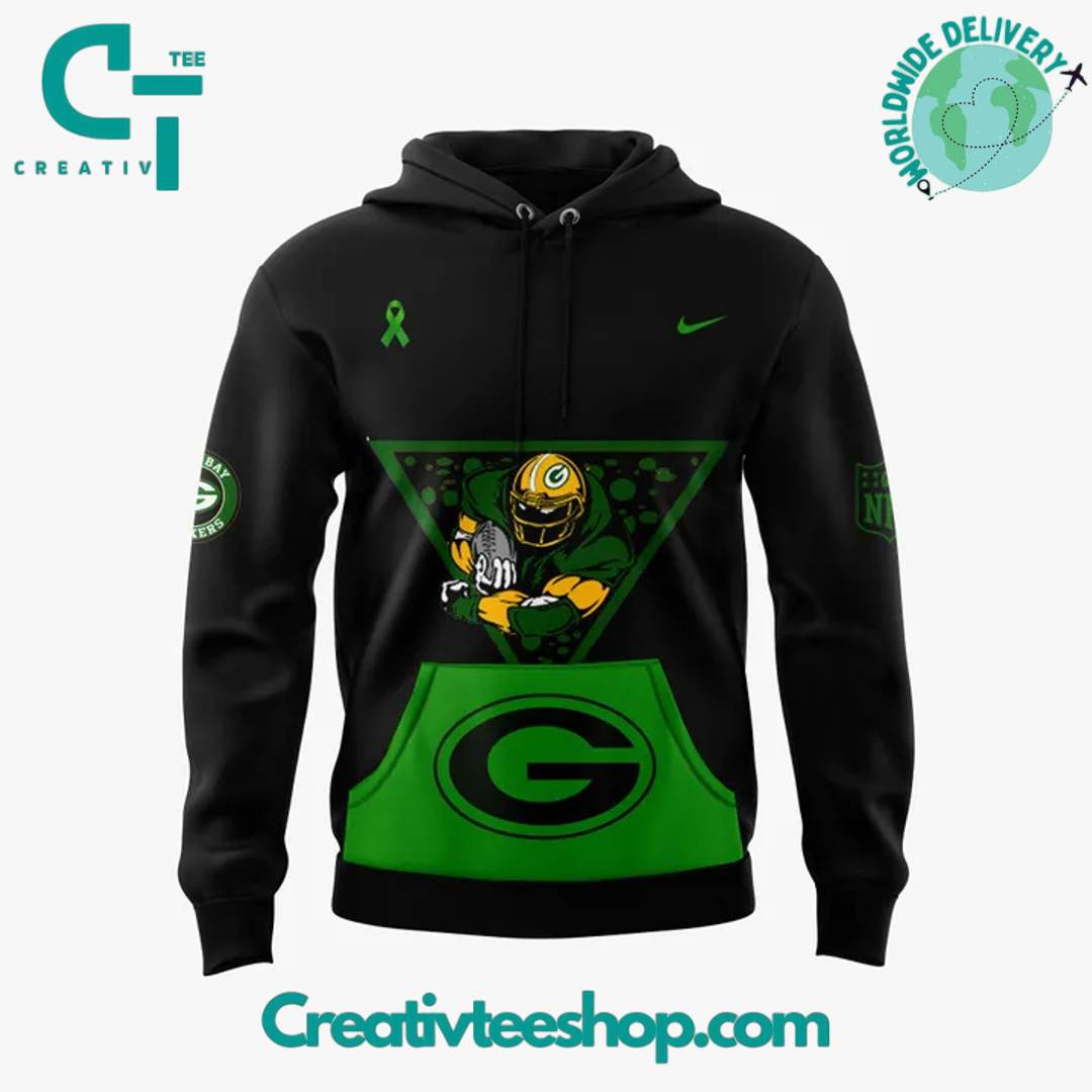 Green Bay Packers NFL Mental Health Awareness Month 2025 Special Hoodie