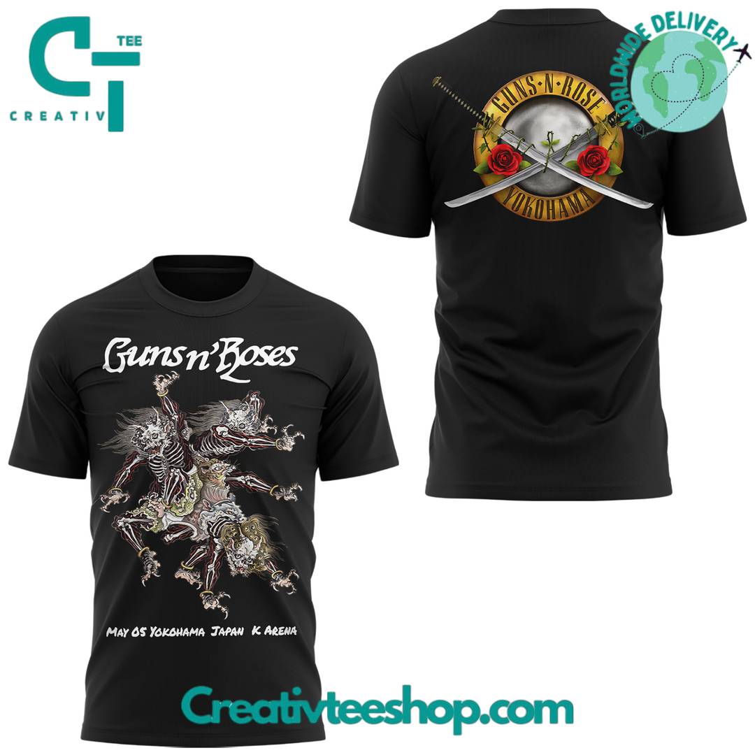 Guns n Roses Yokohama Music Concert Special Tee