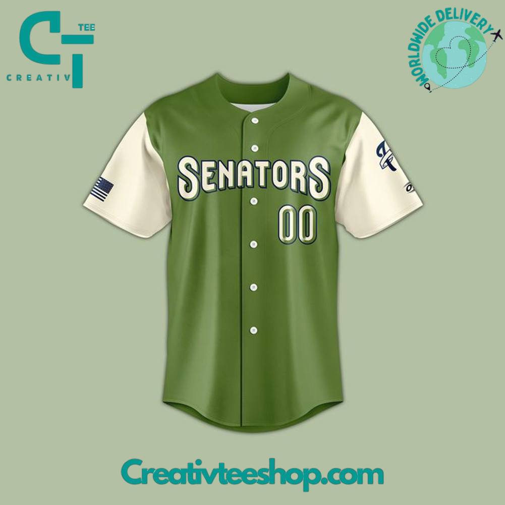 Harrisburg Senators x Military Appreciation Personalized Baseball Jersey